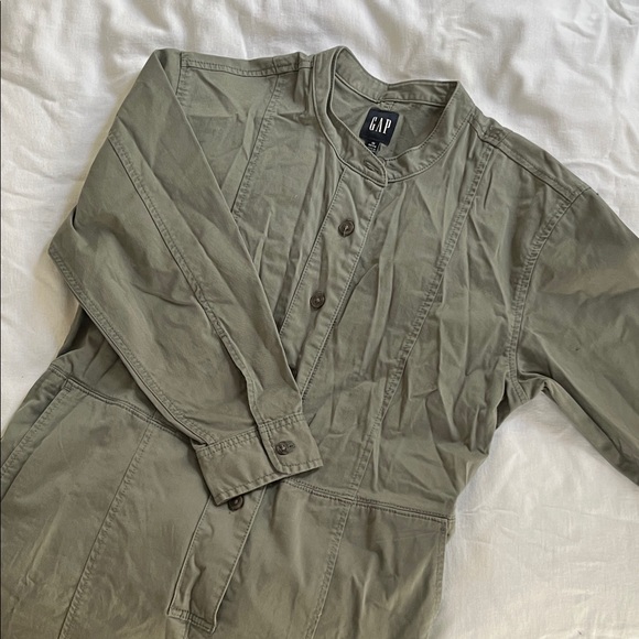 GAP Pants - NWOT GAP Sage Green Long Sleeve Boilersuit Jumpsuit